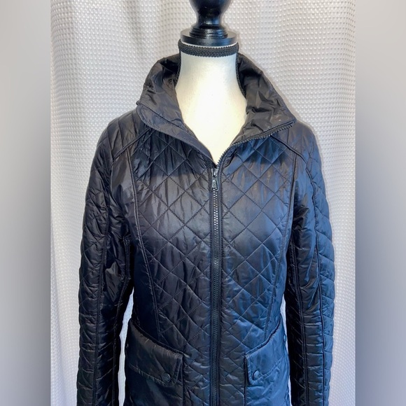 Women’s The North Face primaloft‎ Black quilted lightweight coat Sz small - Picture 4 of 16